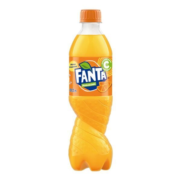 Газированный напиток "Fanta" апельсин 0.5 л